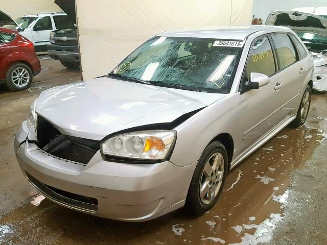 1G1ZT67N37F166127 - 2007 CHEVROLET MALIBU MAX SILVER photo 2