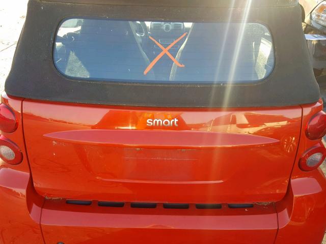 WMEEK31X58K190165 - 2008 SMART FORTWO PAS 红色 照片 7