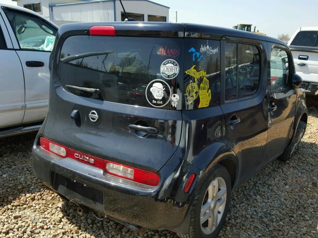 JN8AZ2KR8AT164540 - 2010 NISSAN CUBE BASE BLUE photo 4