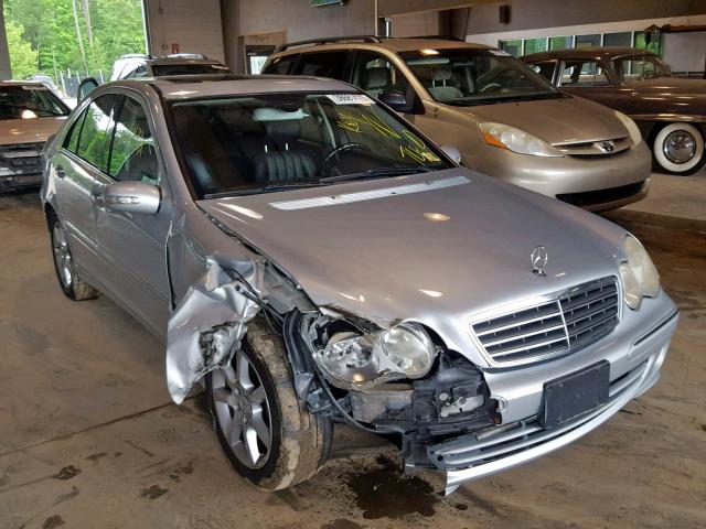 WDBRF87H57F842693 - 2007 MERCEDES-BENZ C 350 4MAT SILVER photo 1