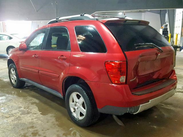 2CKDL63F266092507 - 2006 PONTIAC TORRENT RED photo 3