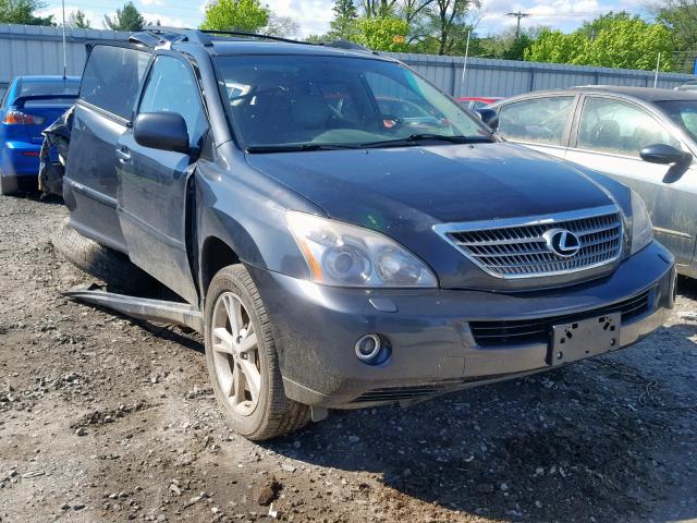 JTJHW31U482070571 - 2008 LEXUS RX 400H GRAY photo 1