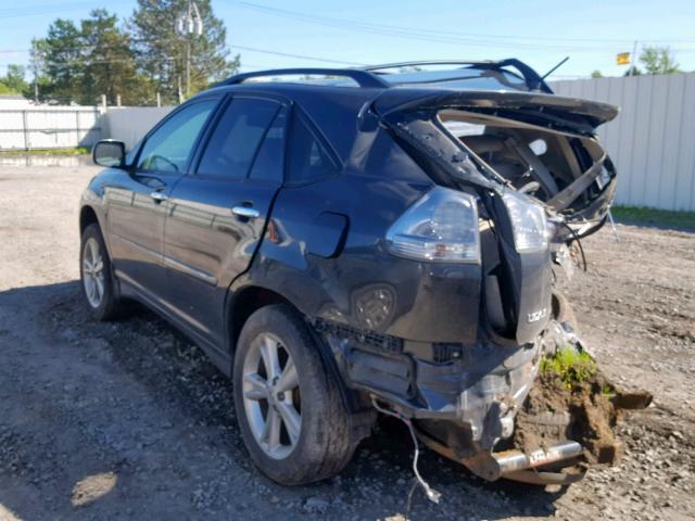 JTJHW31U482070571 - 2008 LEXUS RX 400H GRAY photo 3