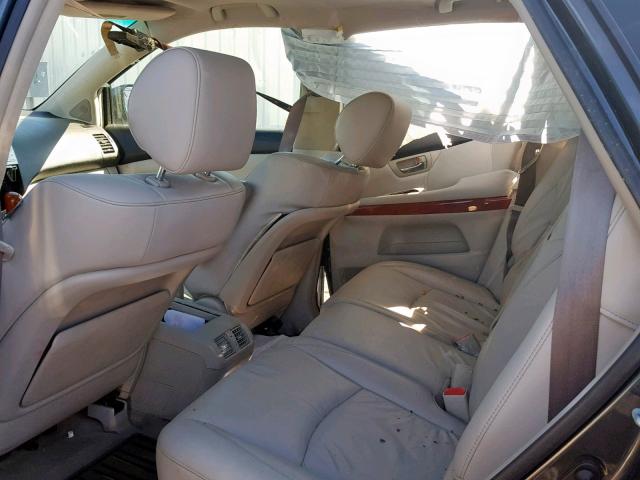 JTJHW31U482070571 - 2008 LEXUS RX 400H GRAY photo 6