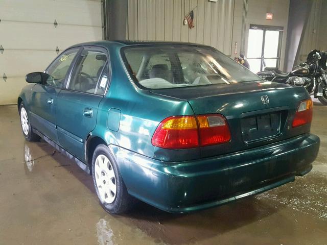 2HGEJ6615XH584571 - 1999 HONDA CIVIC BASE GREEN photo 3