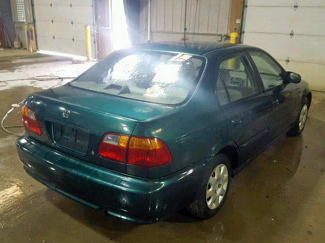 2HGEJ6615XH584571 - 1999 HONDA CIVIC BASE GREEN photo 4