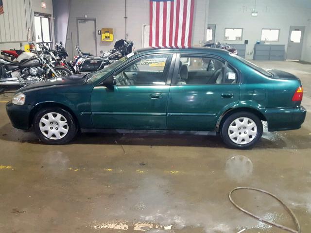 2HGEJ6615XH584571 - 1999 HONDA CIVIC BASE GREEN photo 9