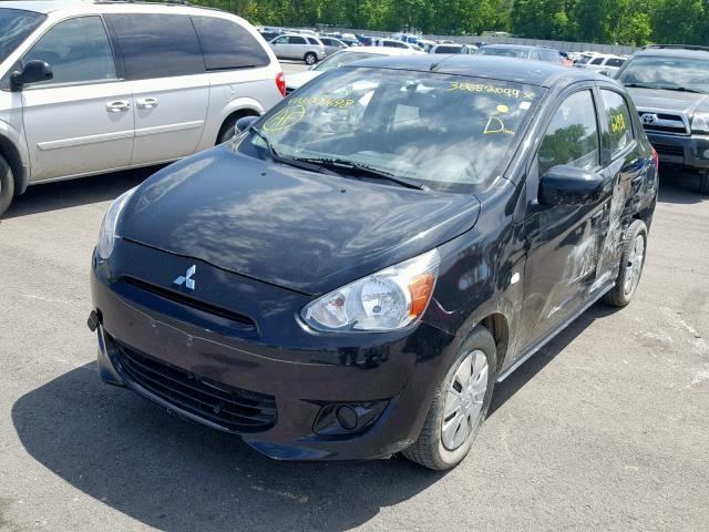 ML32A3HJ0EH009698 - 2014 MITSUBISHI MIRAGE DE BLACK photo 2