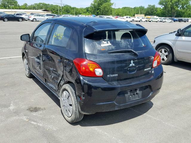 ML32A3HJ0EH009698 - 2014 MITSUBISHI MIRAGE DE BLACK photo 3