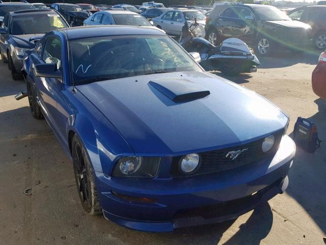 1ZVHT82H395103986 - 2009 FORD MUSTANG GT BLUE photo 1