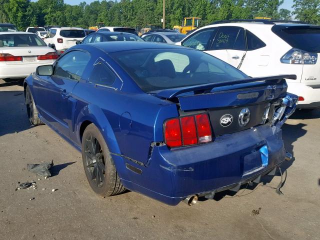 1ZVHT82H395103986 - 2009 FORD MUSTANG GT BLUE photo 3
