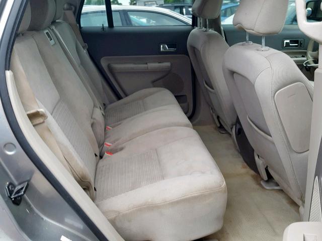 2FMDK36C88BA46485 - 2008 FORD EDGE SE GRAY photo 6