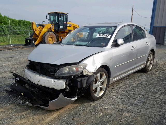 JM1BK323061488249 - 2006 MAZDA 3 S SILVER photo 2