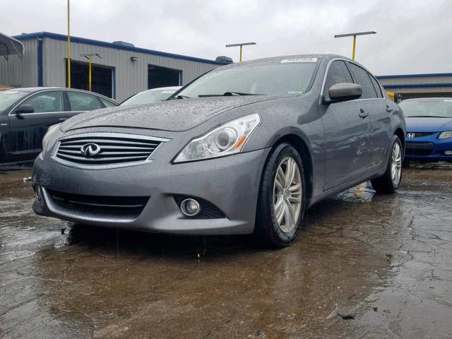 JN1CV6AR4DM359402 - 2013 INFINITI G37 GRAY photo 2