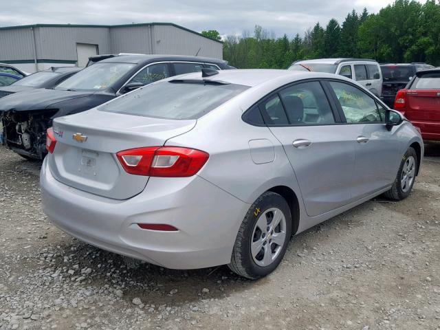 1G1BC5SM8G7237603 - 2016 CHEVROLET CRUZE LS SILVER photo 4