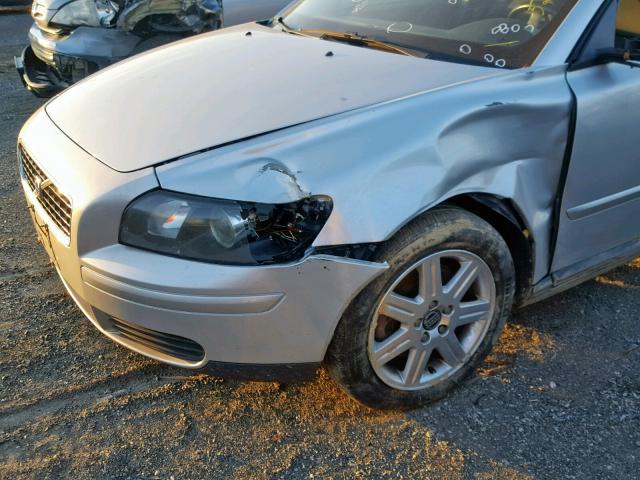 YV1MS382362220114 - 2006 VOLVO S40 2.4I SILVER photo 9