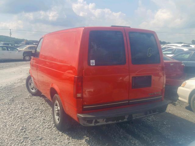 1GCDM19XX4B130082 - 2004 CHEVROLET ASTRO RED photo 3