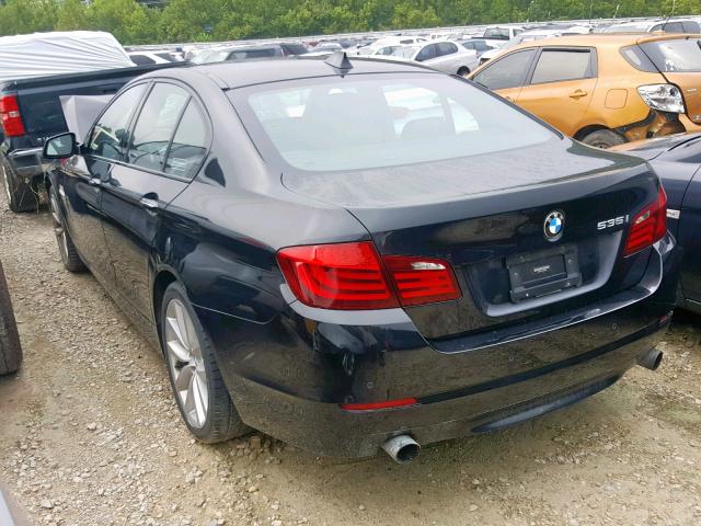 WBAFR7C57CC816350 - 2012 BMW 535 I BLACK photo 3