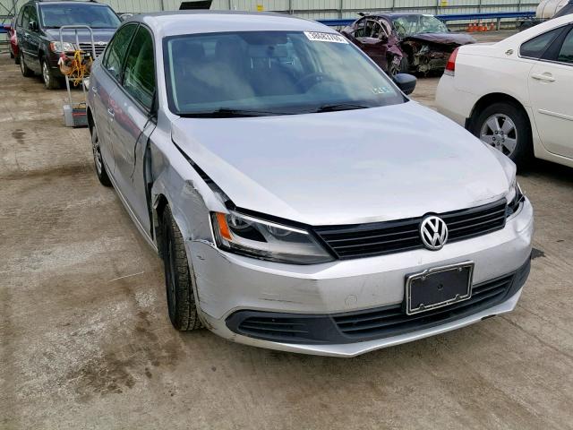 3VW2K7AJ5BM041515 - 2011 VOLKSWAGEN JETTA BASE SILVER photo 1