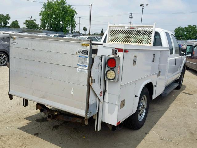 1FD7X2ATXCEB25427 - 2012 FORD F-250 WHITE photo 4