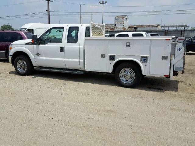 1FD7X2ATXCEB25427 - 2012 FORD F-250 WHITE photo 9