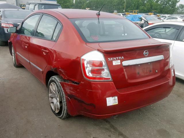 3N1AB6AP4BL611087 - 2011 NISSAN SENTRA 2.0 RED photo 3