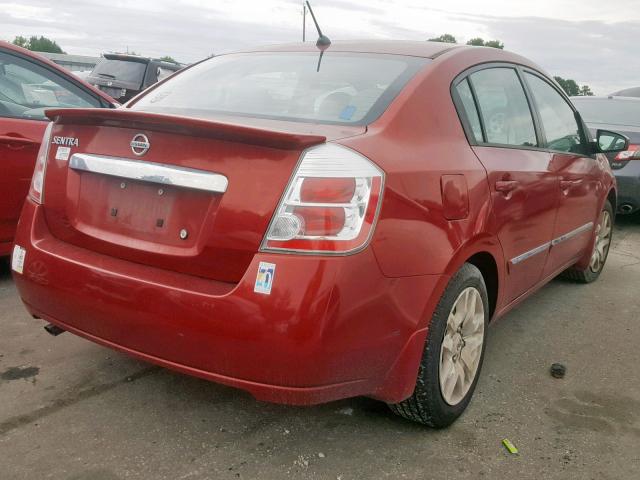 3N1AB6AP4BL611087 - 2011 NISSAN SENTRA 2.0 RED photo 4