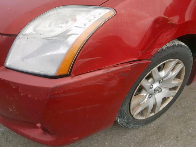 3N1AB6AP4BL611087 - 2011 NISSAN SENTRA 2.0 RED photo 9