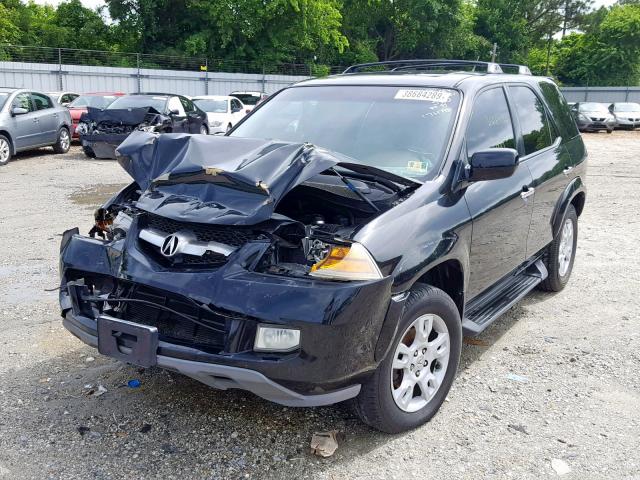 2HNYD18774H503938 - 2004 ACURA MDX TOURIN BLACK photo 2