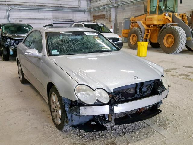 WDBTJ65J94F087168 - 2004 MERCEDES-BENZ CLK 320C SILVER photo 1