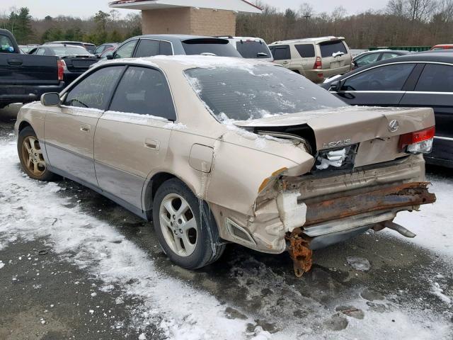 JT8BF28G210302944 - 2001 LEXUS ES 300 BEIGE photo 3