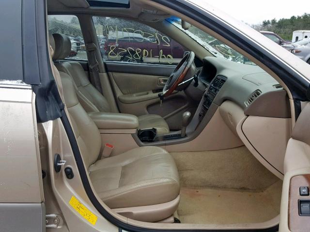 JT8BF28G210302944 - 2001 LEXUS ES 300 BEIGE photo 5