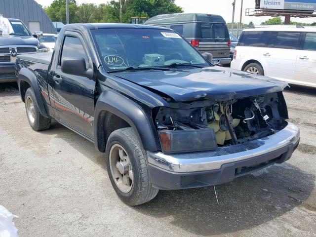 1GCCS148868234880 - 2006 CHEVROLET COLORADO BLACK photo 1