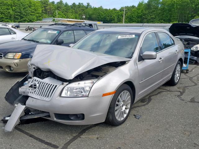 3MEHM08137R650261 - 2007 MERCURY MILAN PREM GRAY photo 2