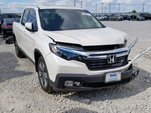 5FPYK2F57KB004439 - 2019 HONDA RIDGELINE WHITE photo 1