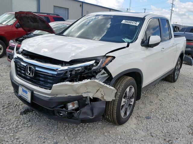 5FPYK2F57KB004439 - 2019 HONDA RIDGELINE WHITE photo 2