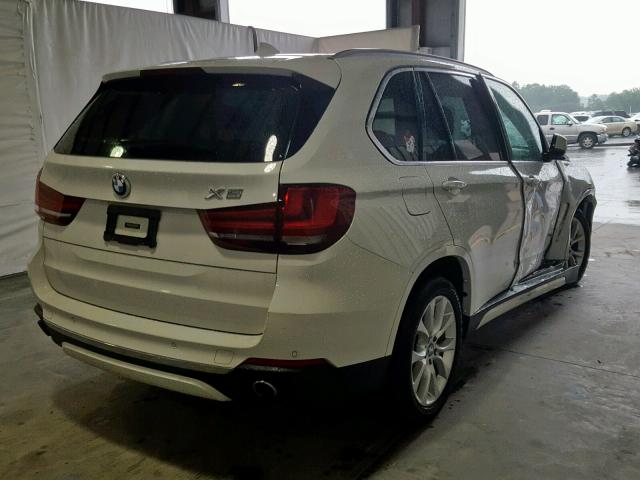 5UXKR2C57E0C01159 - 2014 BMW X5 SDRIVE3 WHITE photo 4