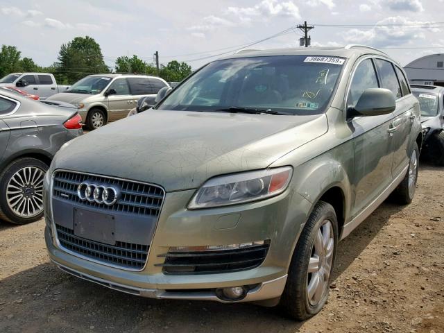 WA1AV74L97D011143 - 2007 AUDI Q7 4.2 QUA GREEN photo 2