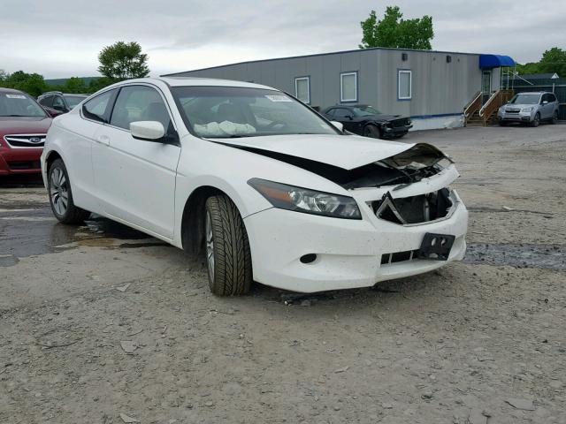 1HGCS128X8A008629 - 2008 HONDA ACCORD EXL WHITE photo 1