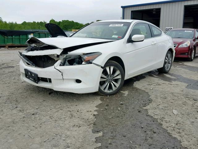 1HGCS128X8A008629 - 2008 HONDA ACCORD EXL WHITE photo 2