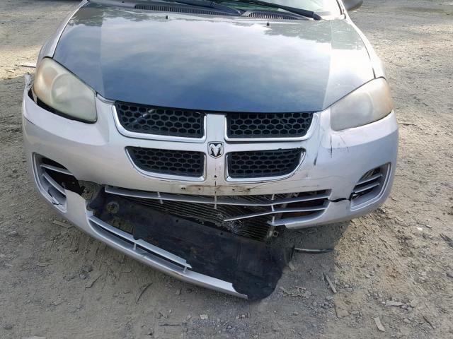 1B3EL46X26N201968 - 2006 DODGE STRATUS SX SILVER photo 9