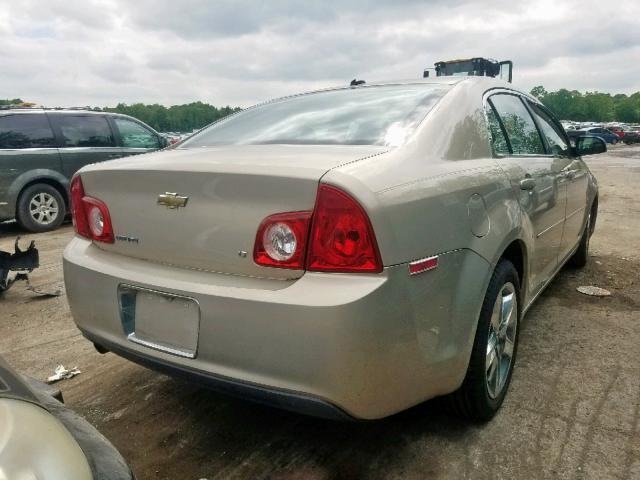 1G1ZH57B994168416 - 2009 CHEVROLET MALIBU 1LT ოქროსფერი ფოტო 4