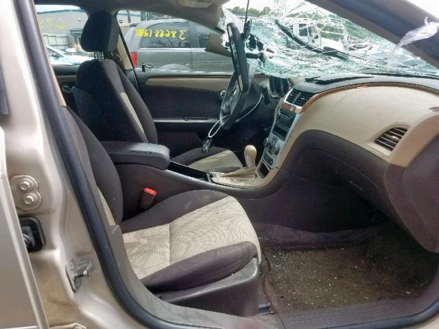 1G1ZH57B994168416 - 2009 CHEVROLET MALIBU 1LT ოქროსფერი ფოტო 5