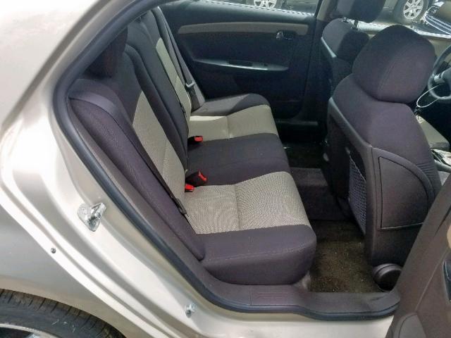 1G1ZH57B994168416 - 2009 CHEVROLET MALIBU 1LT ოქროსფერი ფოტო 6