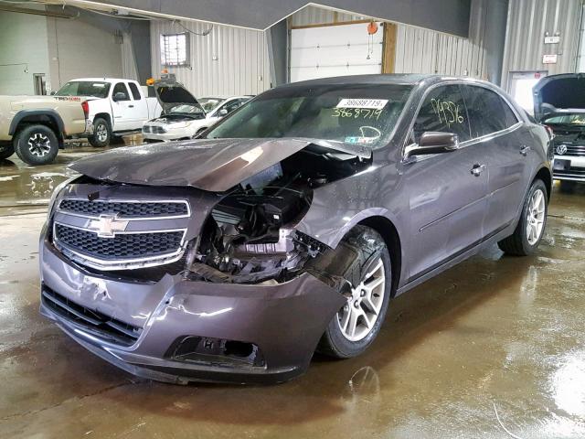 1G11C5SA9DF219517 - 2013 CHEVROLET MALIBU 1LT GRAY photo 2