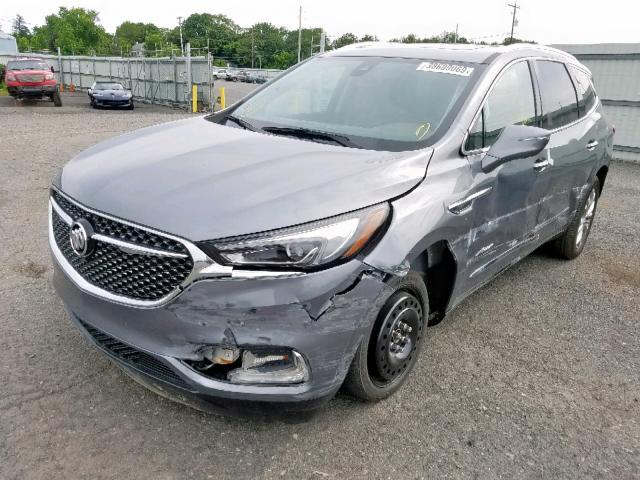 5GAERDKW4JJ166023 - 2018 BUICK ENCLAVE AV GRAY photo 2