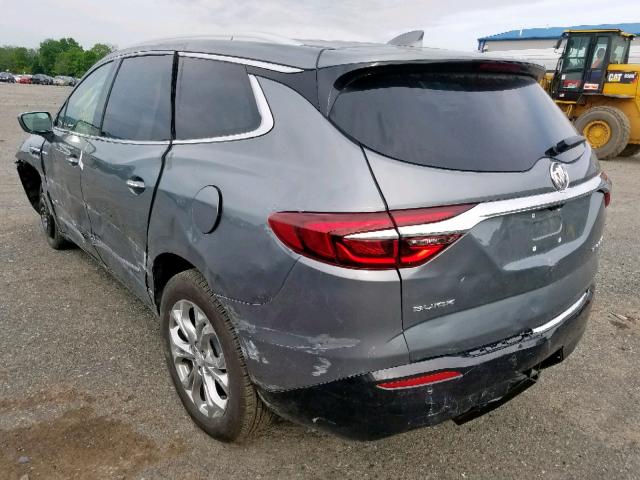 5GAERDKW4JJ166023 - 2018 BUICK ENCLAVE AV GRAY photo 3