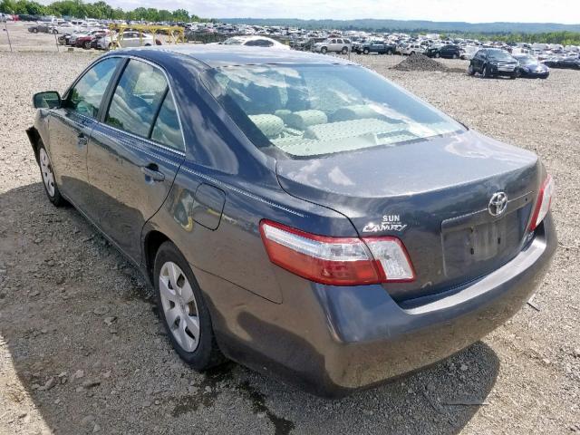 4T1BB46K88U033721 - 2008 TOYOTA CAMRY HYBR CHARCOAL photo 3