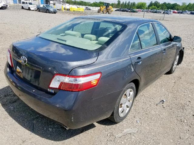 4T1BB46K88U033721 - 2008 TOYOTA CAMRY HYBR CHARCOAL photo 4