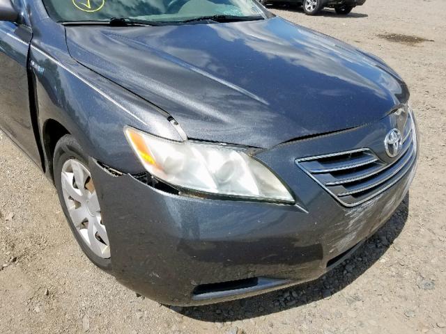 4T1BB46K88U033721 - 2008 TOYOTA CAMRY HYBR CHARCOAL photo 9